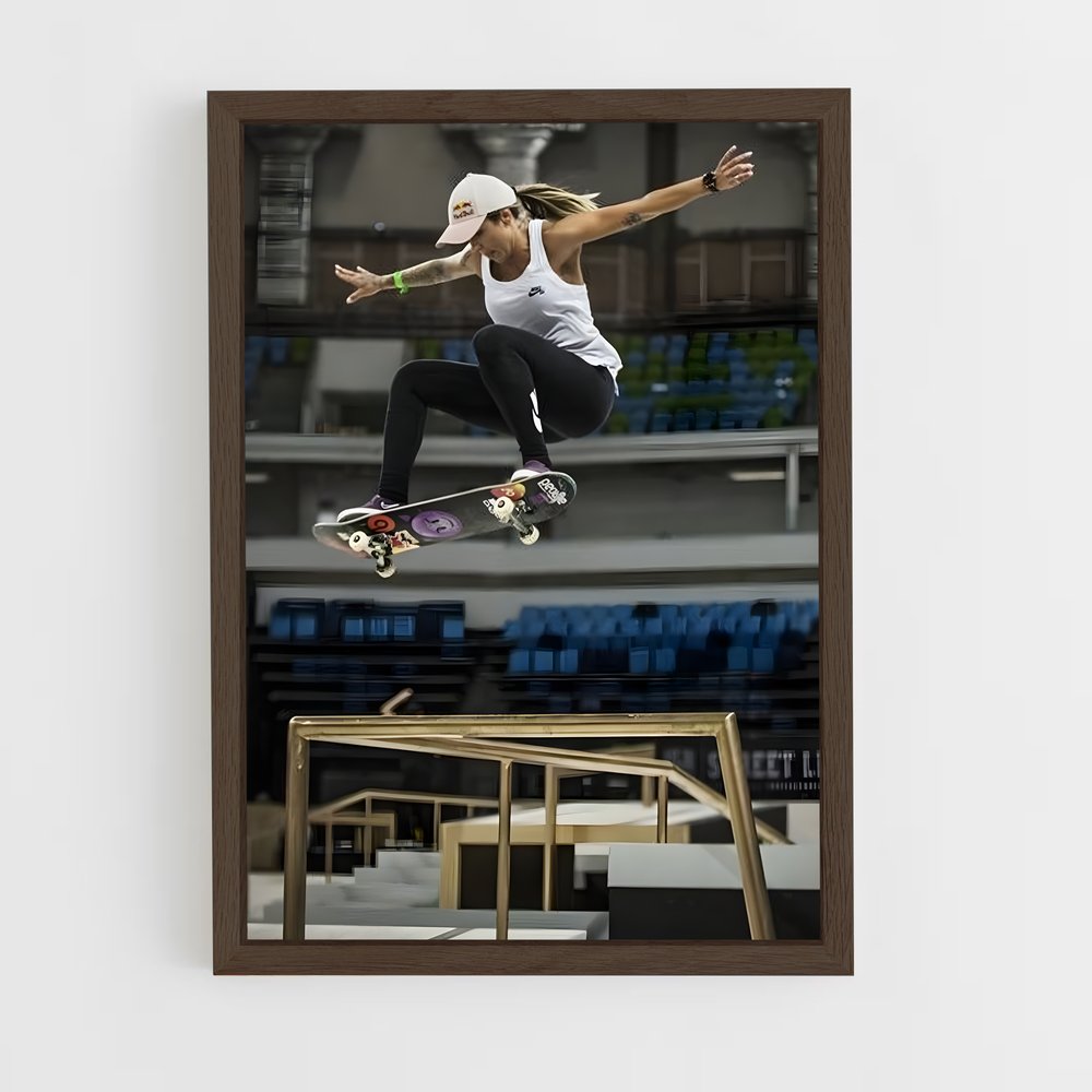 Poster Élan Aérien – affiche Skateboard (vue 5)